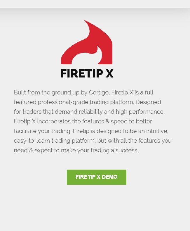 firetip-trading-platform-demo-mobile - Ironbeam Futures